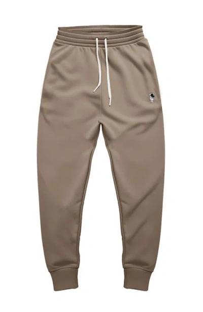 Dalix Astronaut Jogger Sweatpant In Tan