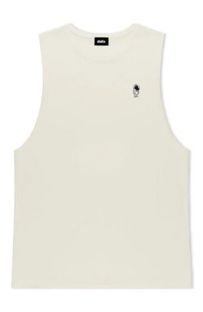 Dalix Astronaut Lightweight Jersey Tank In Neutral