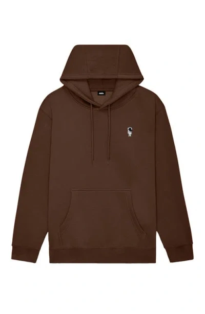 Dalix Astronaut Midweight All Day Hoodie In Brown