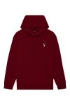 Dalix Astronaut Midweight All Day Hoodie In Burgundy