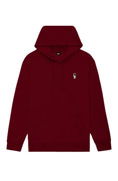 Dalix Astronaut Midweight All Day Hoodie In Burgundy