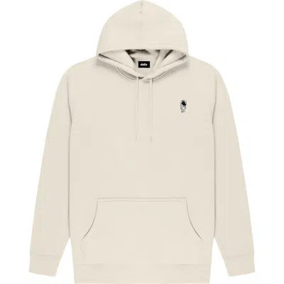 Dalix Astronaut Midweight Fleece Classic Hooded Sweatshirt In Neutral