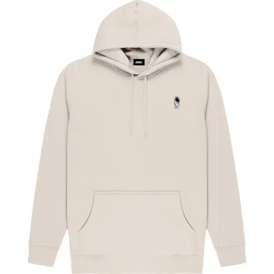 Dalix Astronaut Midweight Fleece Classic Hooded Sweatshirt In Neutral