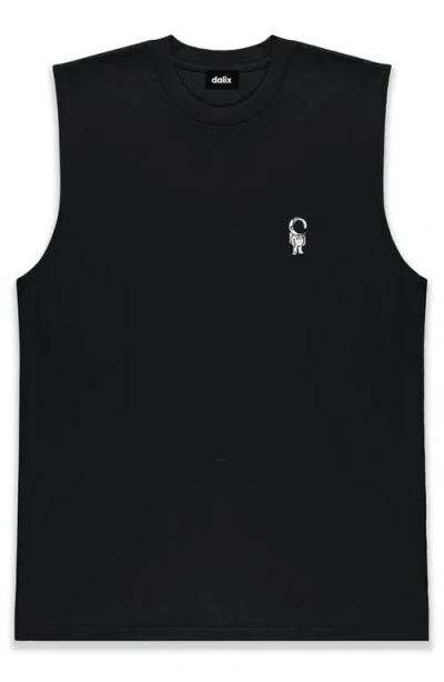 Dalix Astronaut Midweight Jersey Tank In Black