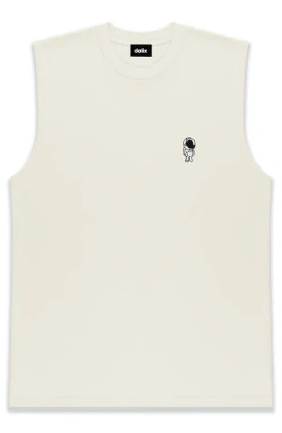 Dalix Astronaut Midweight Jersey Tank In Neutral