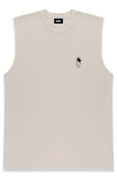 Dalix Astronaut Midweight Jersey Tank In Neutral