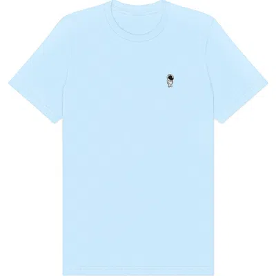 Dalix Astronaut Tee In Baby Blue