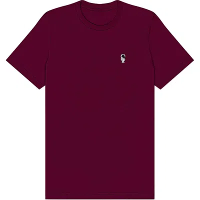 Dalix Astronaut Tee In Maroon
