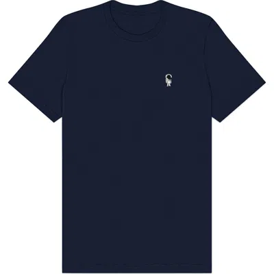 Dalix Astronaut Tee In Navy Blue
