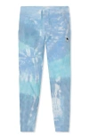 Dalix Mens Ghost Tie Dye Fleece Jogger Pant In Blue