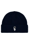 Dalix Astronaut Watch Cap In Navy Blue