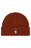 Dalix Astronaut Watch Cap In Rust