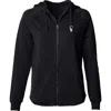 Dalix Astronaut Zip Fleece Hoodie In Black