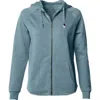 Dalix Astronaut Zip Fleece Hoodie In Misty Blue