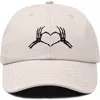 Dalix Babe Embroidered Cap In Beige