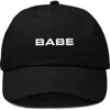 Dalix Babe Embroidered Cap In Black