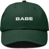 Dalix Babe Embroidered Cap In Dark Green