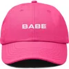 Dalix Babe Embroidered Cap In Hot Pink