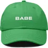 Dalix Babe Embroidered Cap In Kelly Green