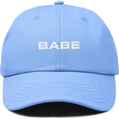 Dalix Babe Embroidered Cap In Light Blue
