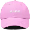 Dalix Babe Embroidered Cap In Light Pink