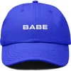 Dalix Babe Embroidered Cap In Royal Blue