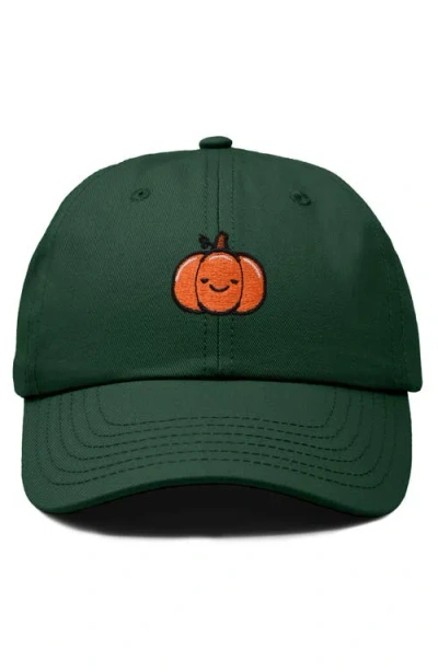 Dalix Baby Pumpkin Embroidered Dad Hat In Blue