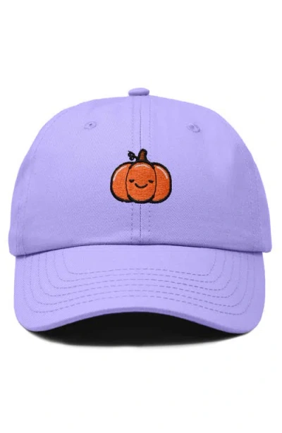 Dalix Baby Pumpkin Embroidered Dad Hat In Blue