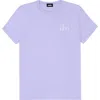 Dalix Be Kind Womens Relaxed Tee In Dark Lavender