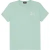 Dalix Be Kind Womens Relaxed Tee In Dusty Blue