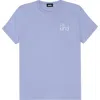 Dalix Be Kind Womens Relaxed Tee In Lavender Blue
