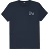Dalix Be Kind Womens Relaxed Tee In Navy Blue