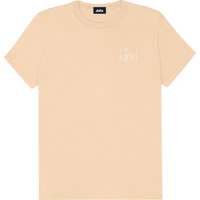 Dalix Be Kind Womens Relaxed Tee In Sand