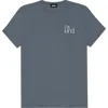 Dalix Be Kind Womens Relaxed Tee In Vintage Navy