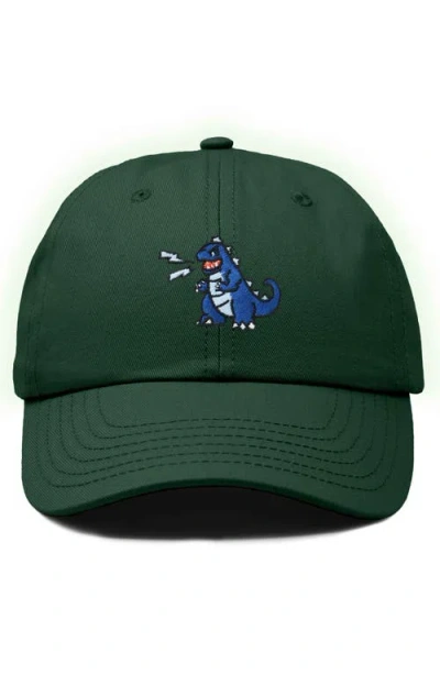 Dalix Big Lizard Cap In Dark Green
