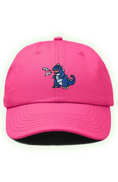 Dalix Big Lizard Cap In Hot Pink