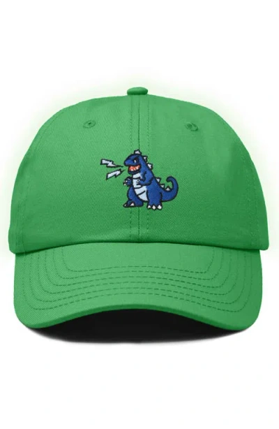 Dalix Big Lizard Cap In Kelly Green