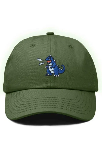 Dalix Big Lizard Cap In Olive