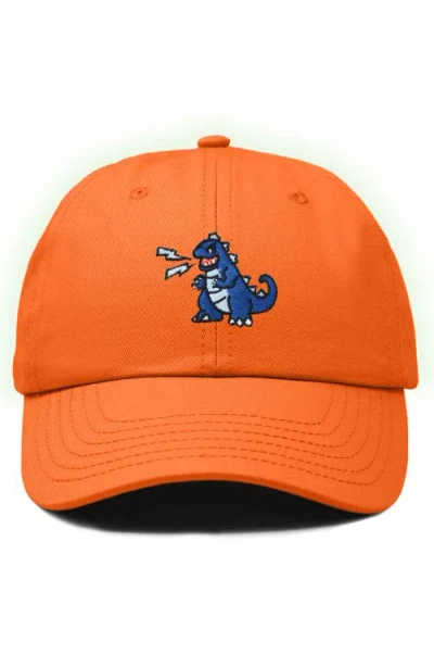 Dalix Big Lizard Cap In Orange