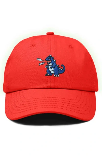 Dalix Big Lizard Cap In Red