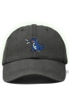 Dalix Big Lizard Cap In Washed Gray