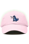 Dalix Big Lizard Cap In Washed Pink