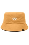 Dalix Bow Bucket Hat In Sand