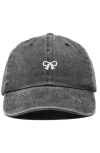 Dalix Bow Dad Cap In Black