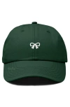 Dalix Bow Dad Cap In Green