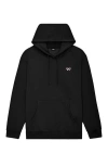 Dalix Bow Midweight All Day Hoodie In Black