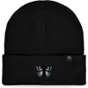 Dalix Butterfly Beanie In Asphalt Gray