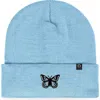 Dalix Butterfly Beanie In Beige