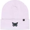 Dalix Butterfly Beanie In Lavender
