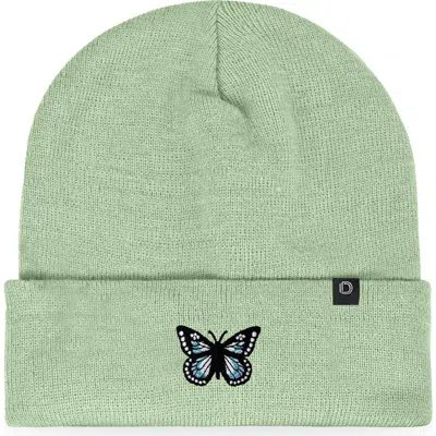 Dalix Butterfly Beanie In Light Green